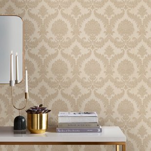 Vliesbehang Classic & Elegant 25722 - Zand - Metallic Champagne - 10,05m X 53cm