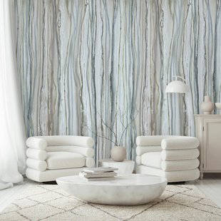 Fotobehang Smart Art Gallery 46938 - Mintgroen - Grijs - Taupe - 2,70m X 53cm