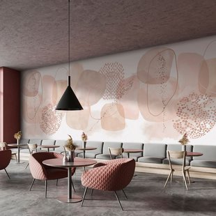 Fotobehang Smart Art Gallery 46978 - Lichtroze - Roze - 2,70m X 212cm