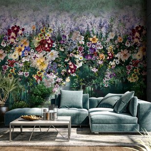 Fotobehang Veldbloemen - Multi - 2,70m X 265cm