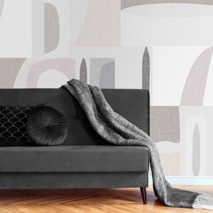 Fotobehang Smart Art Gallery 47373 - Grijs-beige - Lichtgrijs - Taupe - 3,40m X 265cm