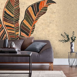 Fotobehang Smart Art Gallery 47388 - Beige - Geel - Oranje - Groen - 3,40m X 265cm