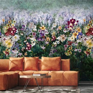Fotobehang Veldbloemen - Multi - 3,40m X 318cm