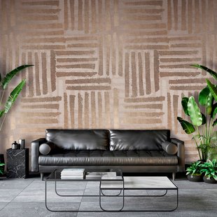 Fotobehang Smart Art Gallery 47351 - Beige - Taupe - Oudhollands Goud - 3,40m X 212cm