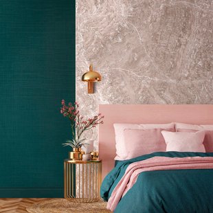 Fotobehang Smart Art Gallery 47355 - Roze - Grijs - Vergrijsd Roze-beige - 3,40m X 212cm