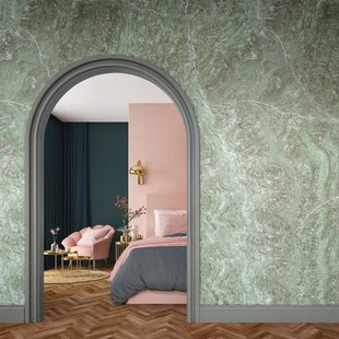 Fotobehang Smart Art Gallery 47356 - Groen - Grijs - 3,40m X 212cm