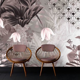 Fotobehang Smart Art Gallery 47334 - Taupe Grijs - Vergrijsd Roze - 3,40m X 265cm