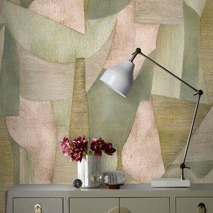 Fotobehang Smart Art Gallery 47341 - Groen - Beige - Olijf - Grijs-groen - 3,40m X 265cm