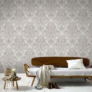 Vliesbehang Assorti 2022-2024 32603 - Ecru - Grijs - Lichtgoud - 10,05 M X 53 Cm