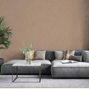 Vliesbehang Assorti 2022-2024 33965 - Warm Donkerbeige - Lichtbruin - Eikenkleur - 10,05 M X 53 Cm