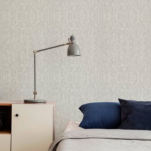 Vliesbehang Assorti 2022-2024 32268 - Lichtzilver - Metallic - Gewolkt Grijs - 10,05m X 53cm