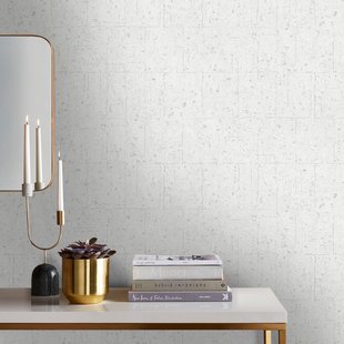 Vliesbehang Assorti 2022-2024 6801-10 - Wit - Lichtzilver - Zilver - 10,05m X 53cm