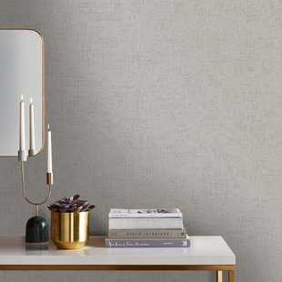 Vliesbehang Assorti 2022-2024 68770 - Taupe-grijs Met Metallic Glans - 10,05m X 53cm