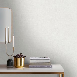 Vliesbehang Assorti 2022-2024 68771 - Offwhite Met Metallic Glans - 10,05m X 53cm