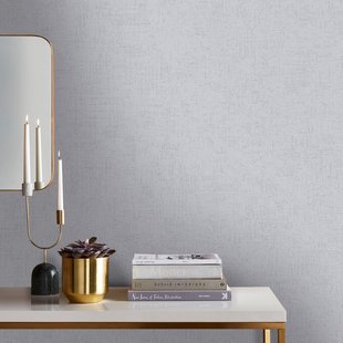Vliesbehang Assorti 2022-2024 68772 - Lichtgrijs Met Metallic Glans - 10,05 M X 53 Cm