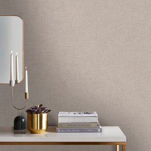 Vliesbehang Assorti 2022-2024 68774 - Taupe Met Metallic Glans - 10,05 M X 53 Cm