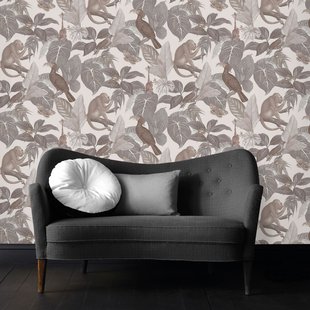 Vliesbehang Assorti 2022-2024 18501 - Grijs-beige - Oud Zilver - Metallic - 10,05m X 53cm