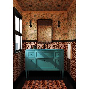 Vliesbehang Animalprint - Koraalroze - Offblack - Metallic Koraal - 10,05m X 53cm