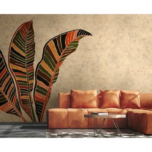 Fotobehang Smart Art Gallery 47399 - Beige - Geel - Oranje - Groen - 2,70m X 424cm