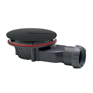 Wirquin Platte Doucheafvoer Slim+ D40 Black Touch