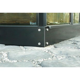 Vitavia Fundatieframe Voor Broeikas 5000 - 12,5cm - Zwart