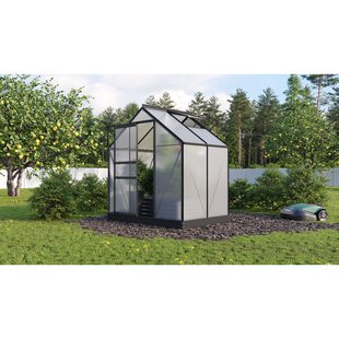 Vitavia Tuinkas Planet 2500 - Polycarbonaat 6mm - Zwart - 195x131x207cm