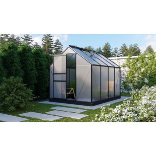 Vitavia Tuinkas Planet 5000 - Polycarbonaat 6mm - Zwart - 195x257x207cm