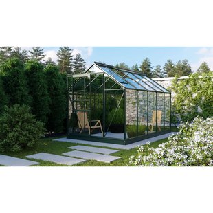 Vitavia Tuinkas Planet 6200 - Veiligheidsglas 3mm - Smaragd - 195x321x207cm