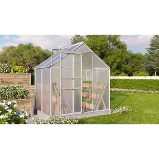 Vitavia Tuinkas Comet 2500 - Polycarbonaat 4mm - Aluminium - 195x131x197cm