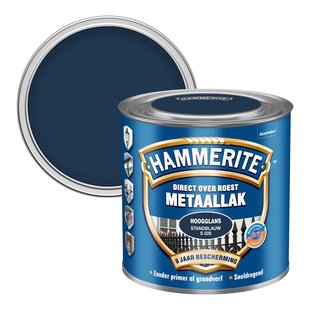 Hammerite Metaallak Standblauw S028 Hoogglans 250ml