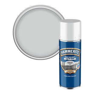 Hammerite Metaallak Spuitlak Zilvergrijs S015 Hoogglans 400ml