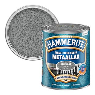 Hammerite Metaalverf Hamerslag Grijs H118 750ml