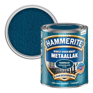 Hammerite Metaallak Hamerslag Donkerblauw H128 750ml