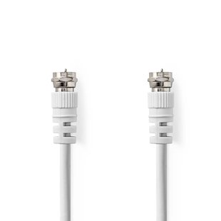 Nedis Satelliet- En Antennekabel Fresh Green Box F Mannelijk - F Mannelijk 10m Wit