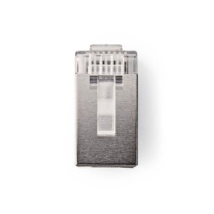 Nedis Rj45-connector Fresh Green Box Mannelijk - Stranded Stp Cat7 Transparant