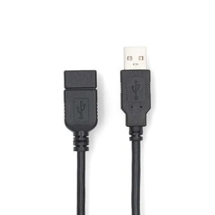 Nedis Usb-kabel - Usb-a Mannelijk - 3m - Zwart