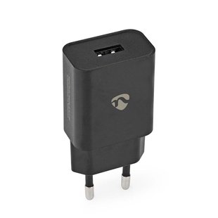 Nedis Oplader - 1x Usb-a Uitgang - 12w - Zwart