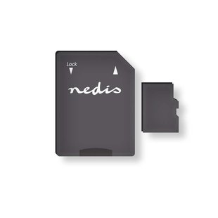 Nedis Geheugenkaart Fresh Green Microsdxc - 64 Gb Zwart