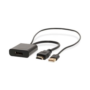 Nedis Hdmi™- Adapter Fresh Green Box Hdmi™ Connector - Displayport Mannelijk Zwart