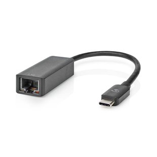 Nedis Usb-netwerkadapter Fresh Green Box 3.2 Gen 1 - 2.5 Gbps 0.20 M Zwart