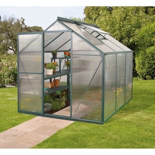 Vitavia Tuinkas Triton 3800 - Polycarbonaat 6mm - Smaragd - 198x193x207cm