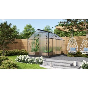 Vitavia Tuinkas Triton 6200 - Polycarbonaat 4mm - Zwart - 198x317x208cm
