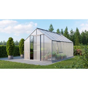 Vitavia Tuinkas Meridian 1 11500 - Polycarbonaat 4mm - Aluminium - 257x445x232cm