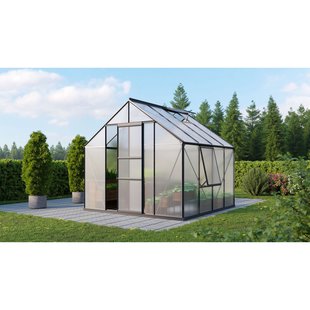 Vitavia Tuinkas Meridian 1 6700 - Polycarbonaat 4mm - Zwart - 257x258x232cm