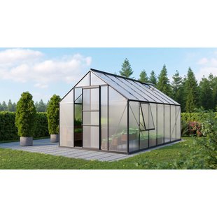 Vitavia Kweekkas Meridian 1 11500 - Polycarbonaat 4mm - Zwart - 257x445x232cm