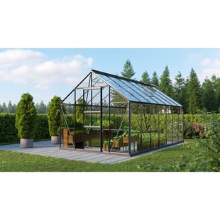 Vitavia Tuinkas Meridian 1 11500 - Veiligheidsglas 3mm - Zwart - 257x445x232cm