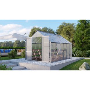 Vitavia Tuinkas Meridian 2 9900 - Polycarbonaat 6mm - Aluminium - 257x383x232cm