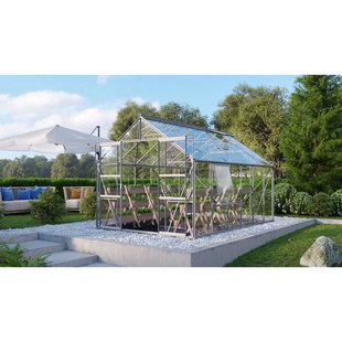 Vitavia Tuinkas Meridian 2 9900 - Veiligheidsglas 3mm - Aluminium - 257x383x232cm