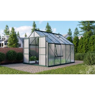 Vitavia Tuinkas Meridian 2 8300 - Polycarbonaat 4mm - Smaragd - 257x321x232cm