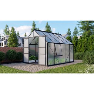 Vitavia Tuinkas Meridian 2 8300 - Polycarbonaat 6mm - Zwart - 257x321x232cm